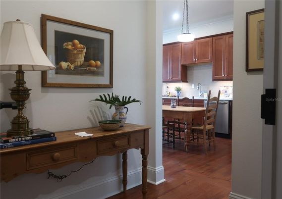 Dining room, Interior, Kitchen, Pendant Lights, Wood Texture Flooring