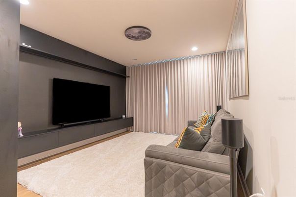 Interior, Living room, Recessed Lighting