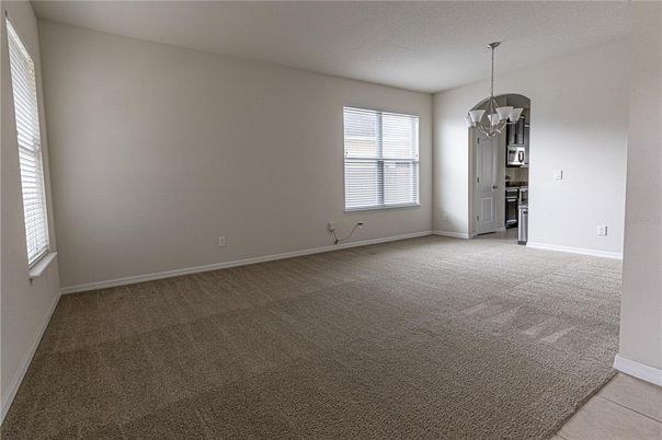 Chandelier, Empty room, Interior, Pendant Lights
