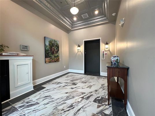 Interior, Marble, Recessed Lighting