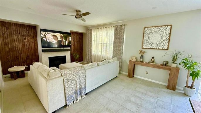 Fireplace, Interior, Living room