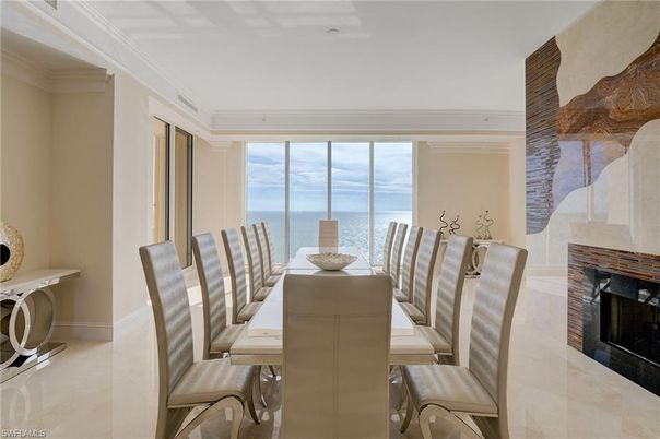 Dining room, Fireplace, Interior, Water