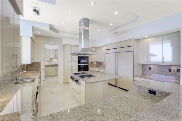 Interior, Kitchen, Recessed Lighting, Stainless Steel Appliances