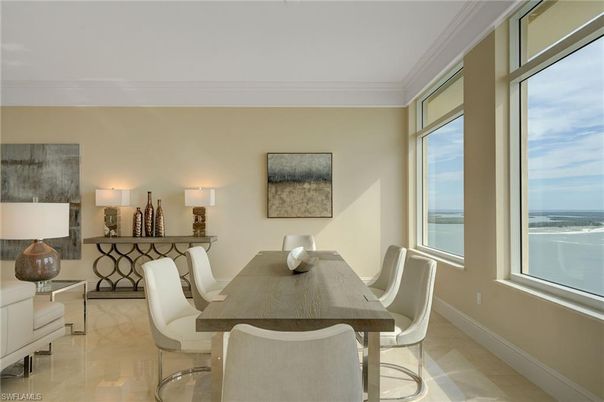 Dining room, Interior, Water