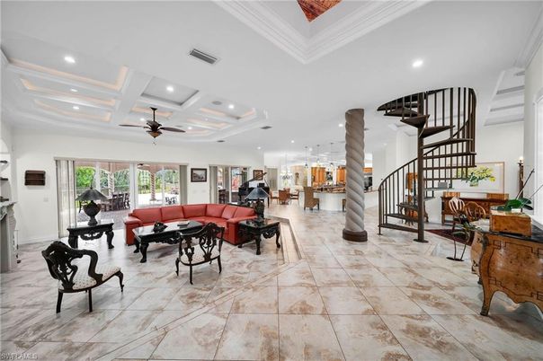 Interior, Living room, Pendant Lights, Recessed Lighting