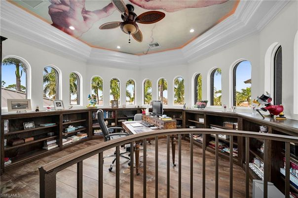 Home Office, Interior, Recessed Lighting