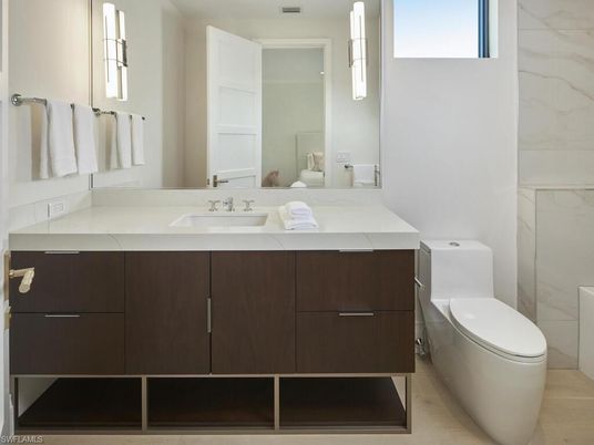 Bathroom, Interior, Marble Walls