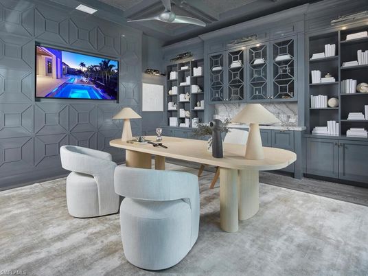Home Office, Interior, Recessed Lighting