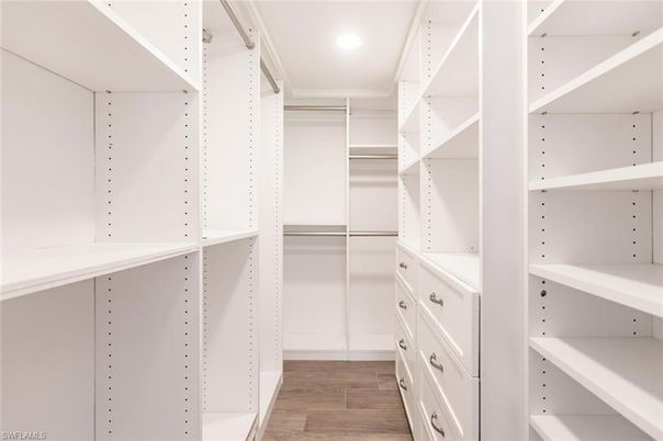 Interior, Recessed Lighting, Walk-in Closets, Wood Texture Flooring