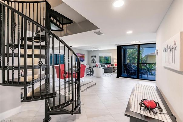 Interior, Living room, Recessed Lighting