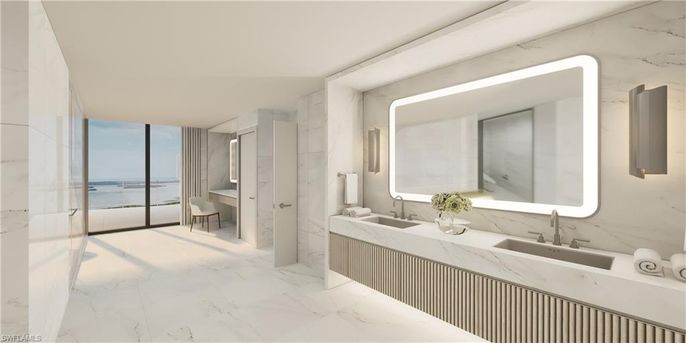 Bathroom, Interior, Marble, Marble Walls, Water