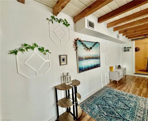 Interior, Wooden Beams, Wood Texture Flooring