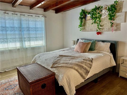 Bedroom, Interior, Wooden Beams, Wooden Ceilings, Wood Texture Flooring