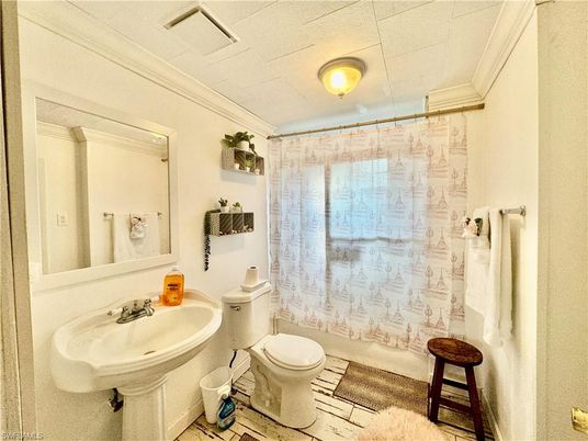 Bathroom, Interior, Wood Texture Flooring