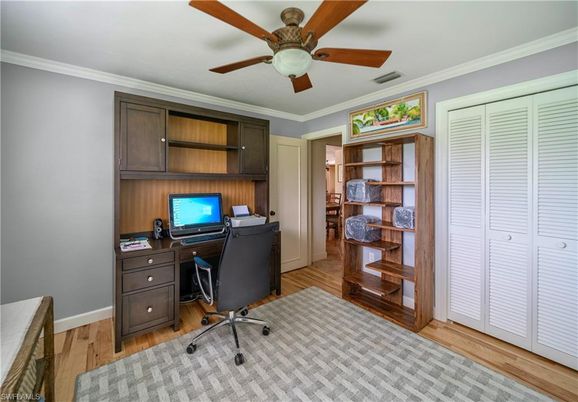 Home Office, Interior, Wood Texture Flooring