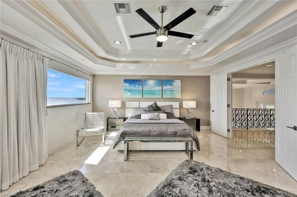 Bedroom, Interior, Recessed Lighting