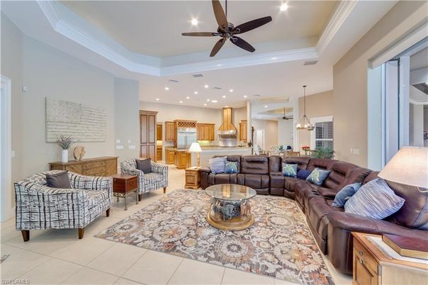 Interior, Kitchen, Living room, Pendant Lights, Recessed Lighting