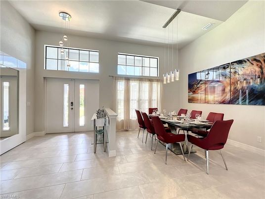 Dining room, Interior, Pendant Lights
