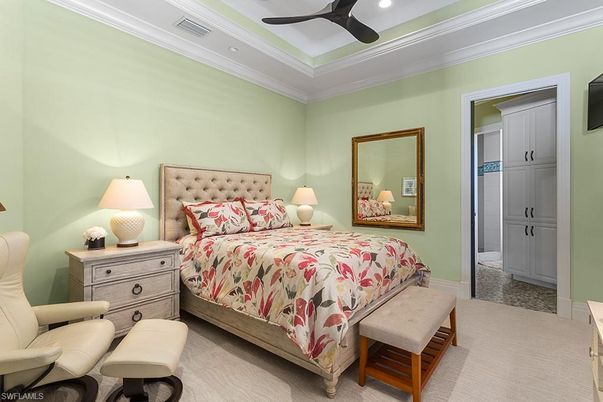Bedroom, Interior, Recessed Lighting