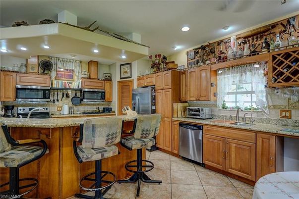 Interior, Kitchen, Recessed Lighting, Stainless Steel Appliances
