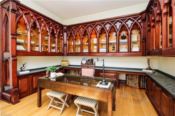 Home Office, Interior, Wood Texture Flooring