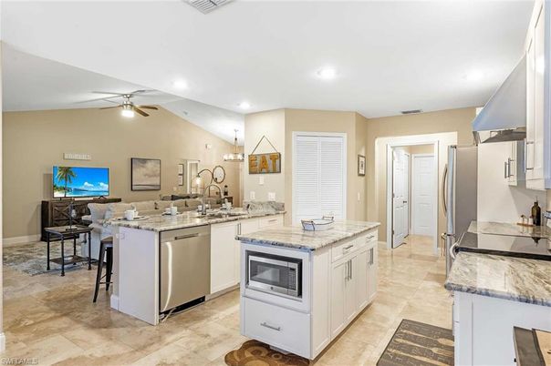 Interior, Kitchen, Recessed Lighting, Stainless Steel Appliances