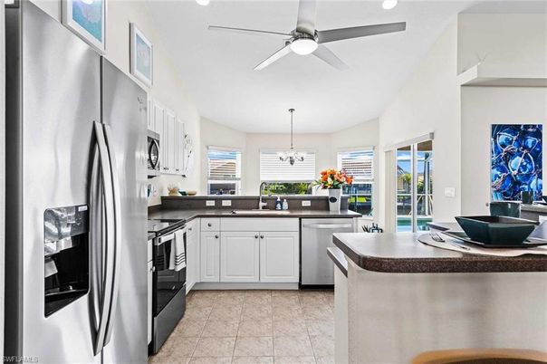 Chandelier, Interior, Kitchen, Recessed Lighting