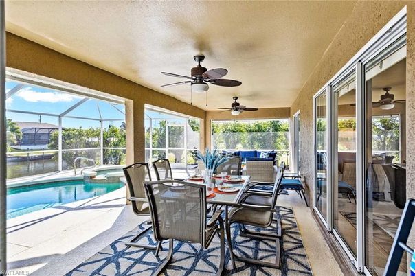 Dining room, Glass Ceilings, Interior, Pool, Sun Room