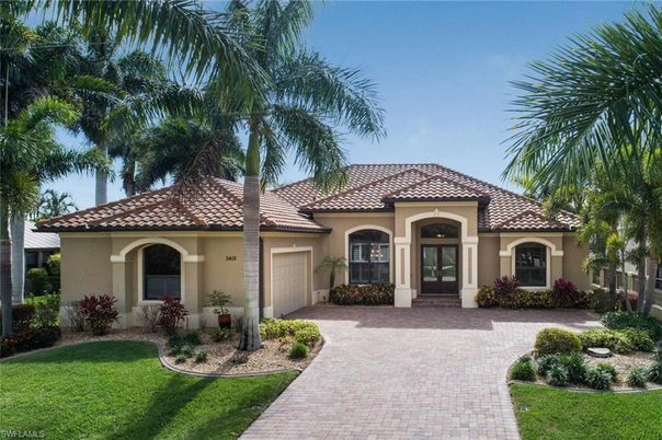 Attached, Backyard, Exterior, Facade, Mediterranean