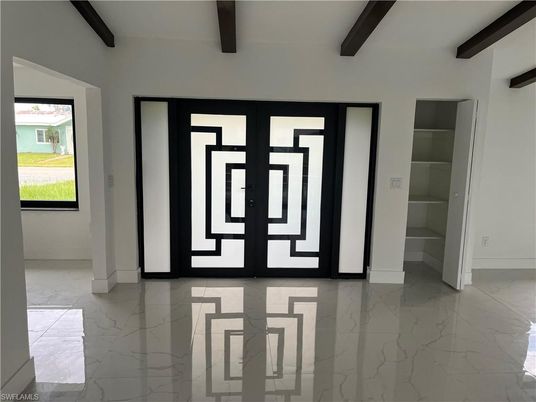 Interior, Marble, Wooden Beams