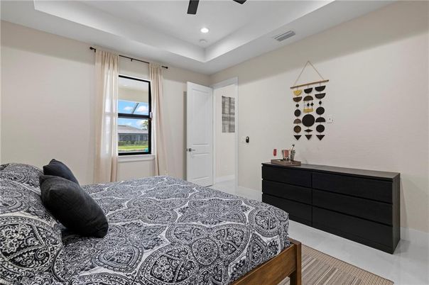 Bedroom, Interior, Recessed Lighting