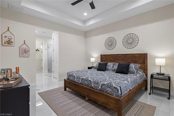 Bedroom, Interior, Recessed Lighting