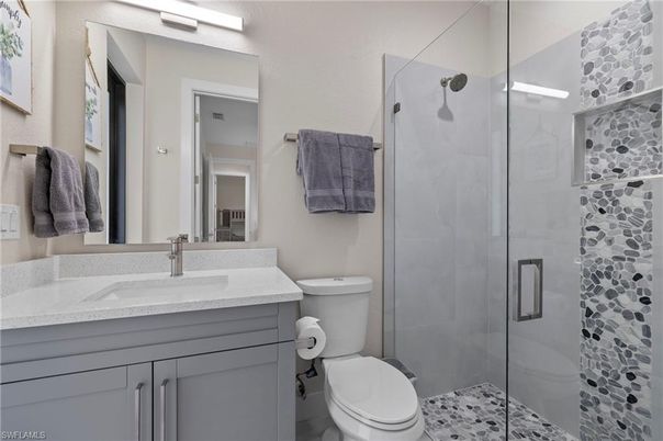 Bathroom, Glass Shower, Interior