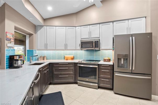 Interior, Kitchen, Recessed Lighting, Stainless Steel Appliances