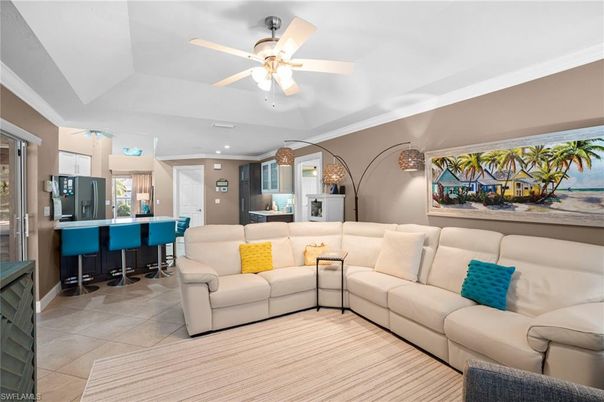 Interior, Kitchen, Living room, Recessed Lighting