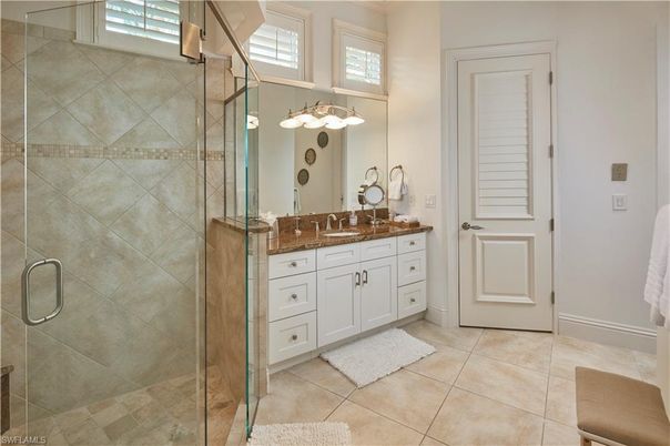 Bathroom, Glass Shower, Interior