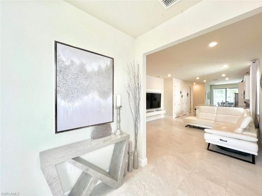 Interior, Living room, Recessed Lighting