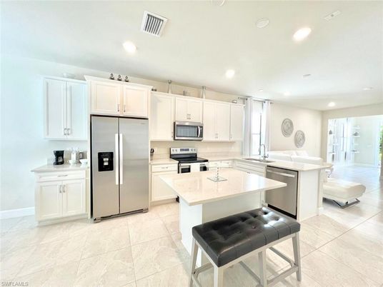 Interior, Kitchen, Recessed Lighting, Stainless Steel Appliances