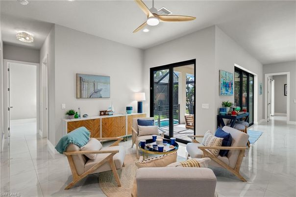 Interior, Living room, Recessed Lighting