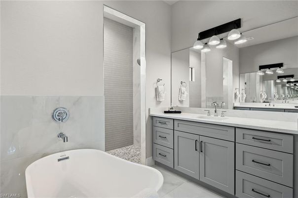 Bathroom, Dual Sink Vanities, Free Standing Baths, Interior
