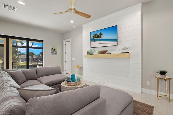 Interior, Living room, Recessed Lighting