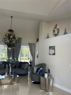 Chandelier, Interior, Living room