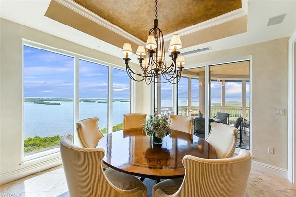 Chandelier, Dining room, Interior, Water