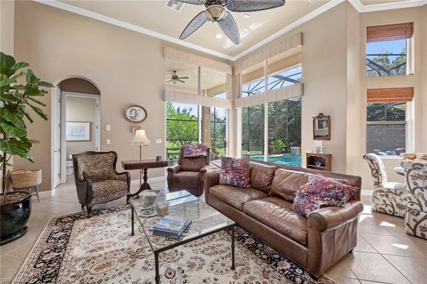 Interior, Living room, Recessed Lighting, Sun Room