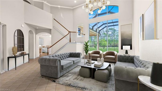 Interior, Living room, Pendant Lights, Recessed Lighting
