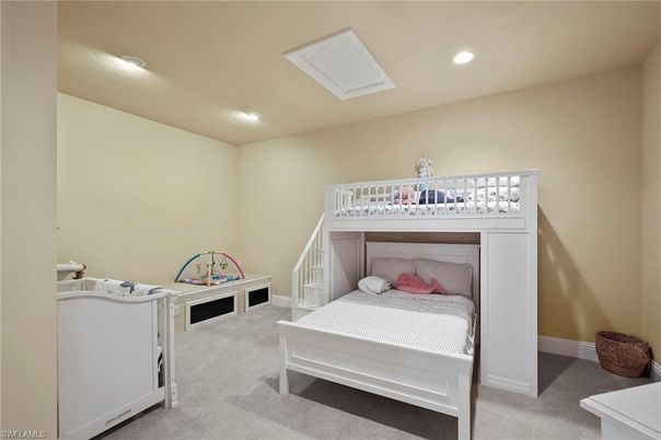 Bedroom, Interior, Recessed Lighting