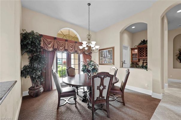 Chandelier, Dining room, Interior, Recessed Lighting