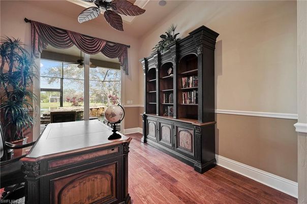 Home Office, Interior, Wood Texture Flooring