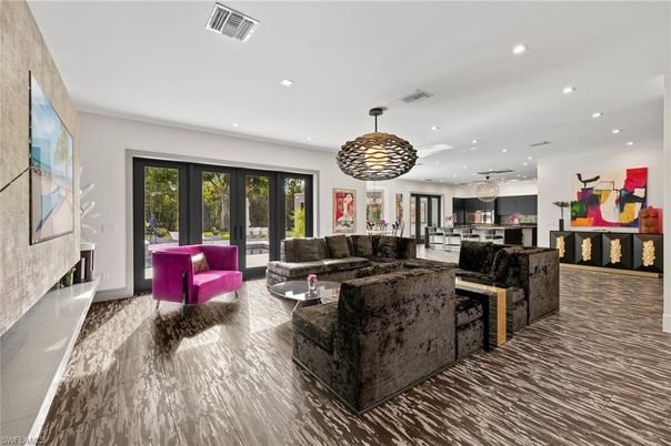 Interior, Kitchen, Living room, Pendant Lights, Recessed Lighting