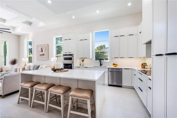 Interior, Kitchen, Recessed Lighting, Stainless Steel Appliances